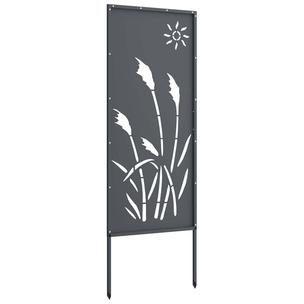 Garden Privacy Screen Anthracite 50 x 140 cm Cold-rolled steel