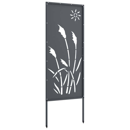 Garden Privacy Screen Anthracite 50 x 140 cm Cold-rolled steel