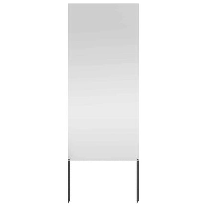 Garden Privacy Screen Silver 50 x 140 cm Galvanised steel