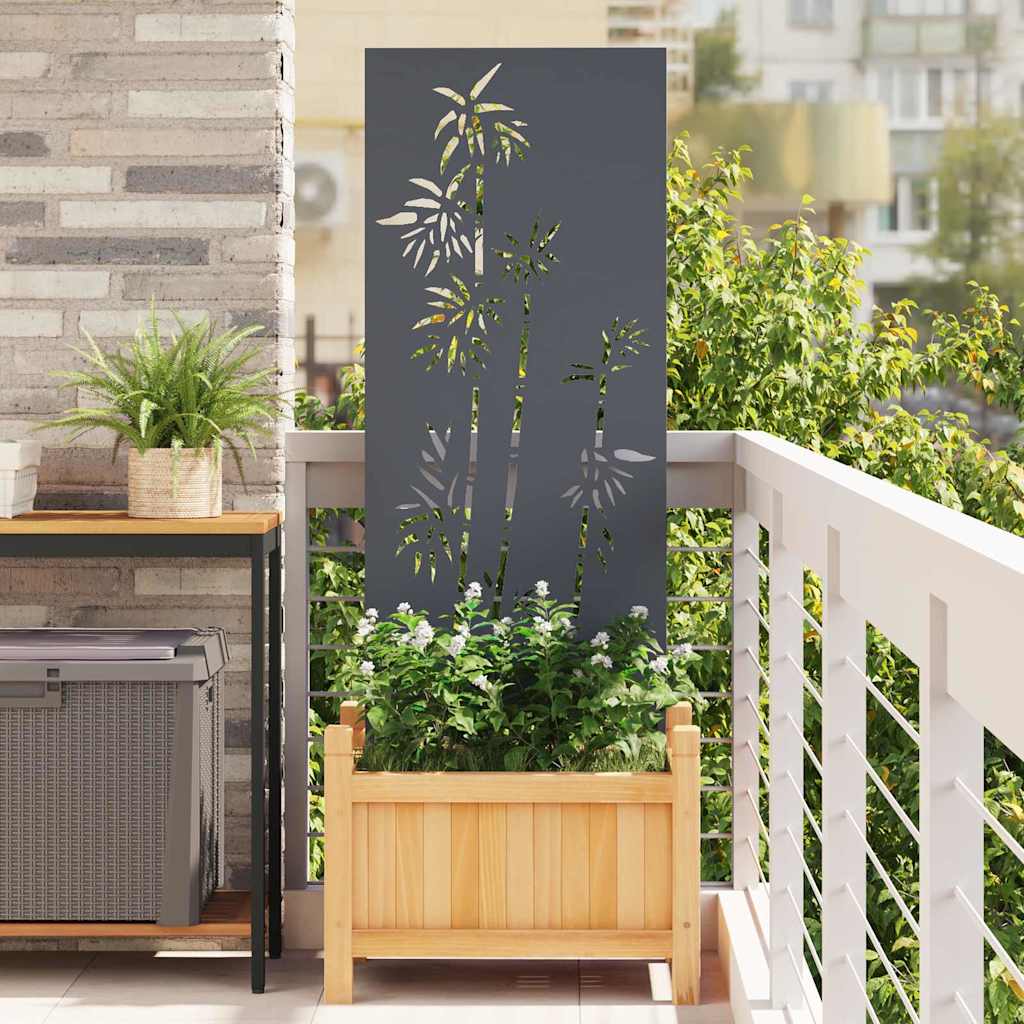 Garden Privacy Screen Anthracite 50 x 140 cm Cold-rolled steel
