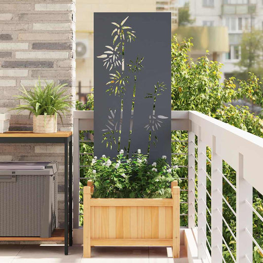 Garden Privacy Screen Anthracite 50 x 140 cm Cold-rolled steel