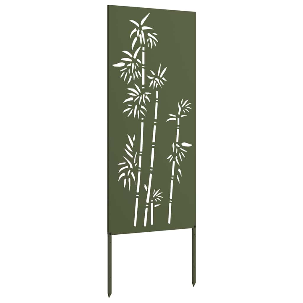 Garden Privacy Screen Olive green 50 x 140 cm Cold-rolled steel