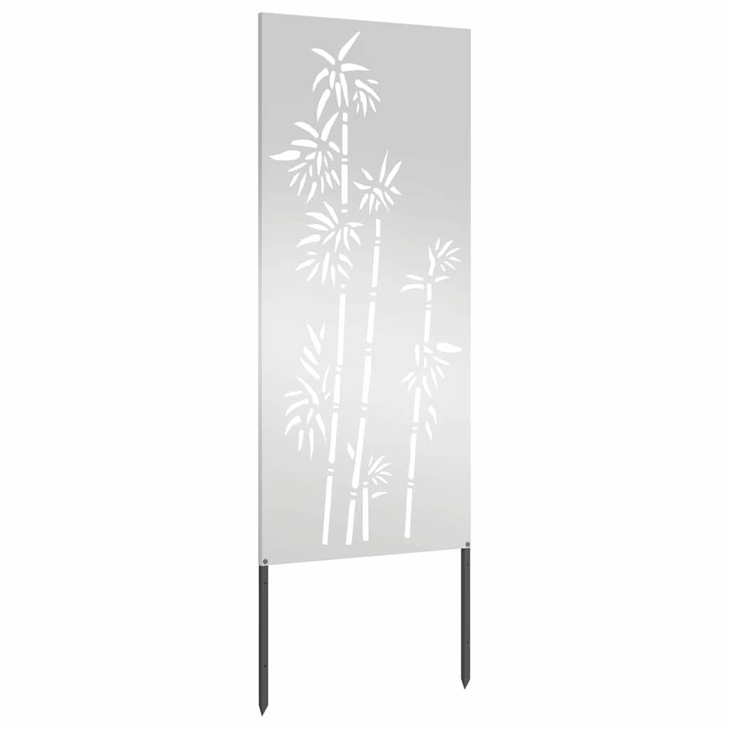 Garden Privacy Screen Silver 50 x 140 cm Galvanised steel