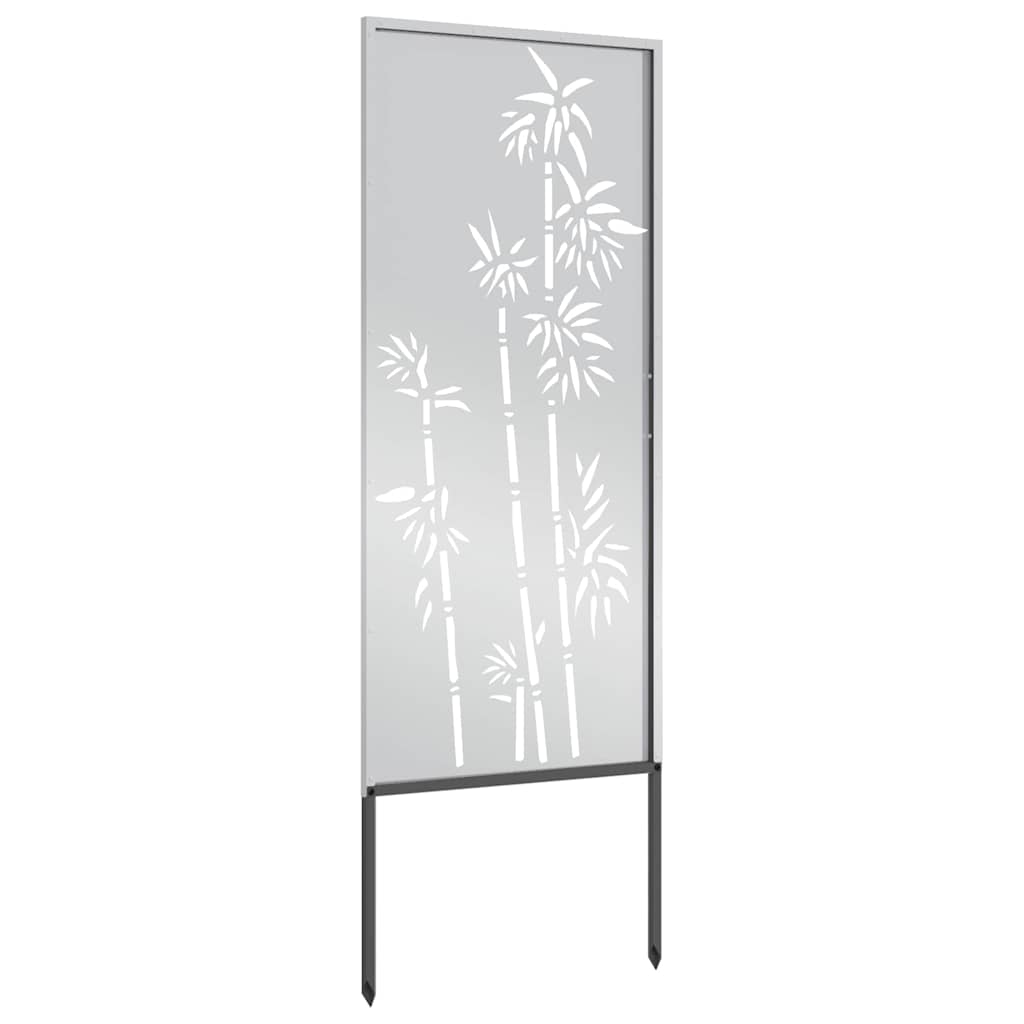 Garden Privacy Screen Silver 50 x 140 cm Galvanised steel
