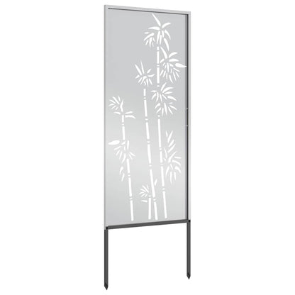 Garden Privacy Screen Silver 50 x 140 cm Galvanised steel
