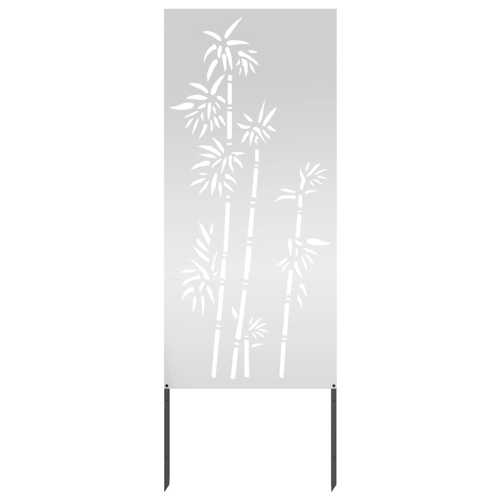 Garden Privacy Screen Silver 50 x 140 cm Galvanised steel