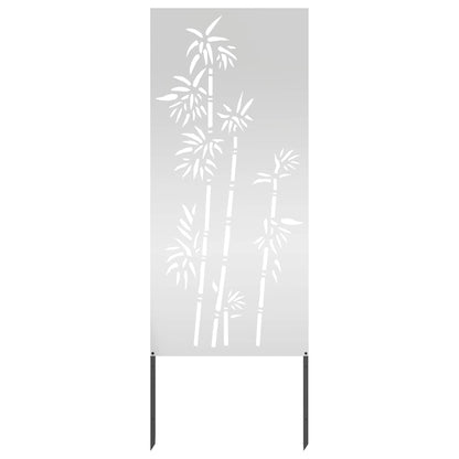 Garden Privacy Screen Silver 50 x 140 cm Galvanised steel