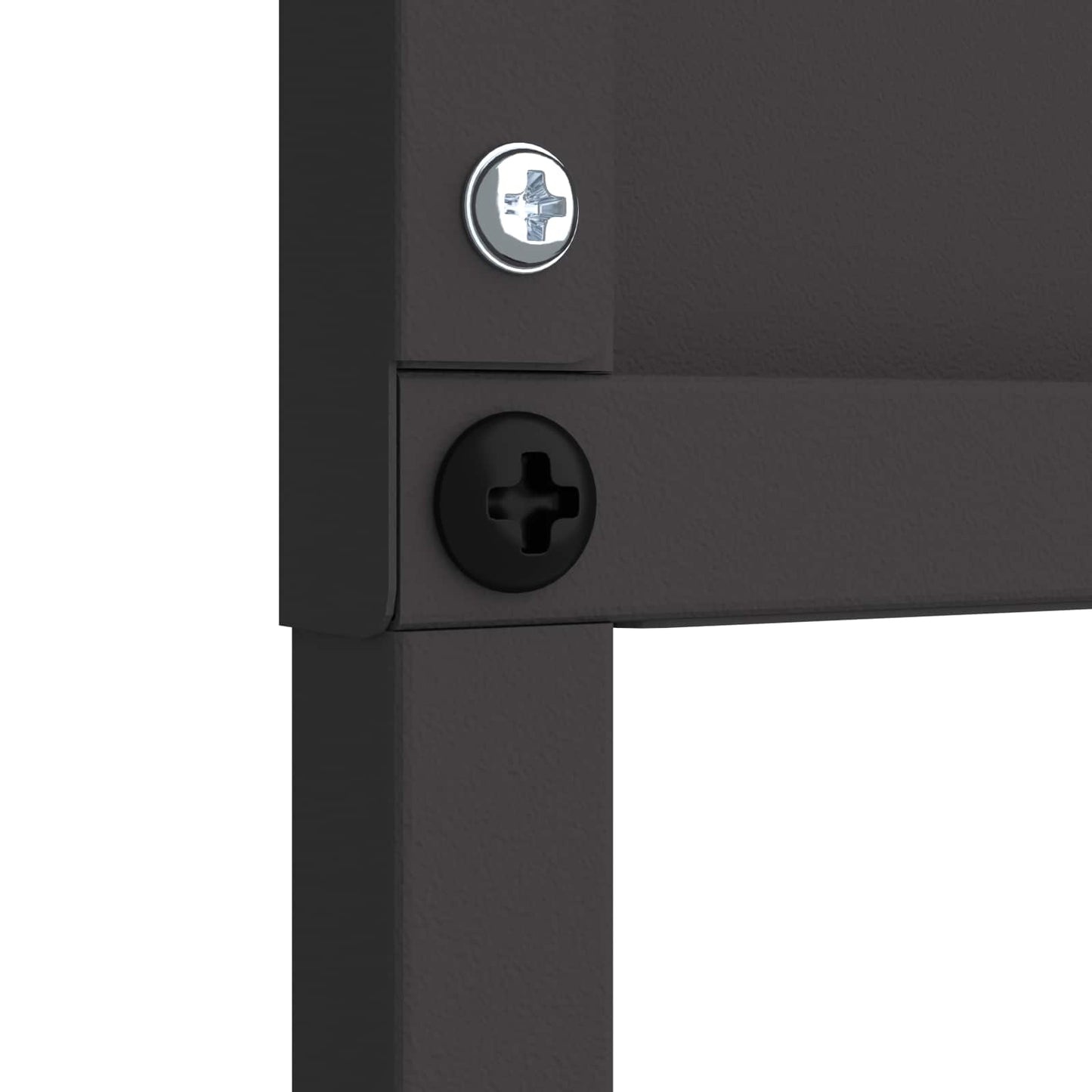 Garden Privacy Screen Black 50 x 140 cm Cold-rolled steel