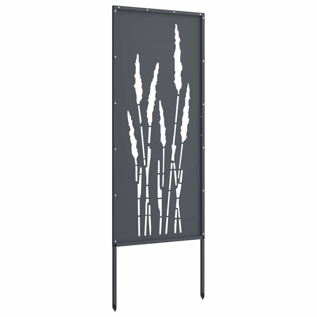 Garden Privacy Screen Anthracite 50 x 140 cm Cold-rolled steel