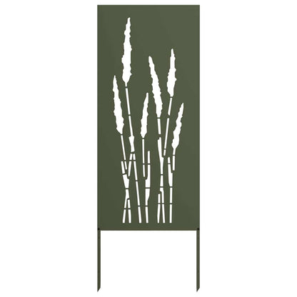 Garden Privacy Screen Olive green 50 x 140 cm Cold-rolled steel