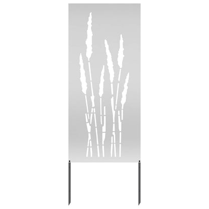 Garden Privacy Screen Silver 50 x 140 cm Galvanised steel
