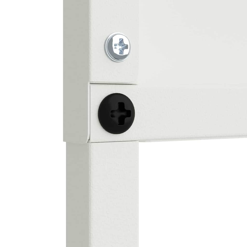 Garden Decorative Panel White 50 x 140 cm Cold-rolled steel