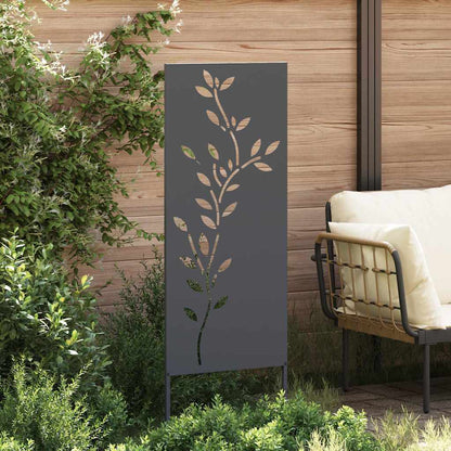 Garden Decorative Panel Anthracite 50 x 140 cm