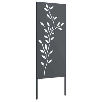 Garden Decorative Panel Anthracite 50 x 140 cm