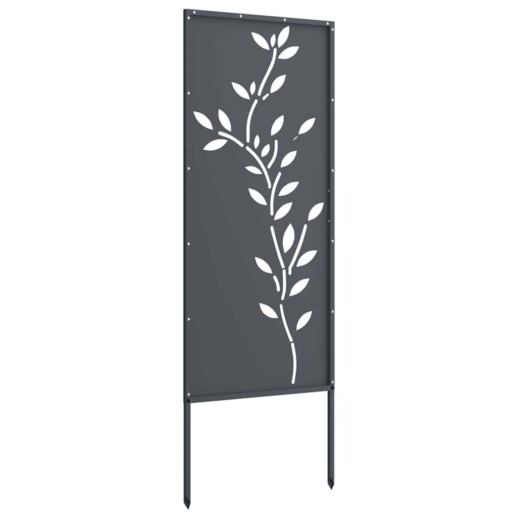 Garden Decorative Panel Anthracite 50 x 140 cm