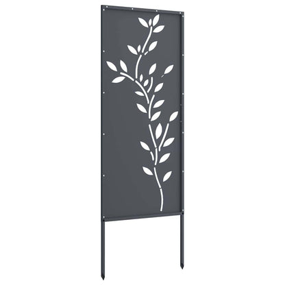 Garden Decorative Panel Anthracite 50 x 140 cm