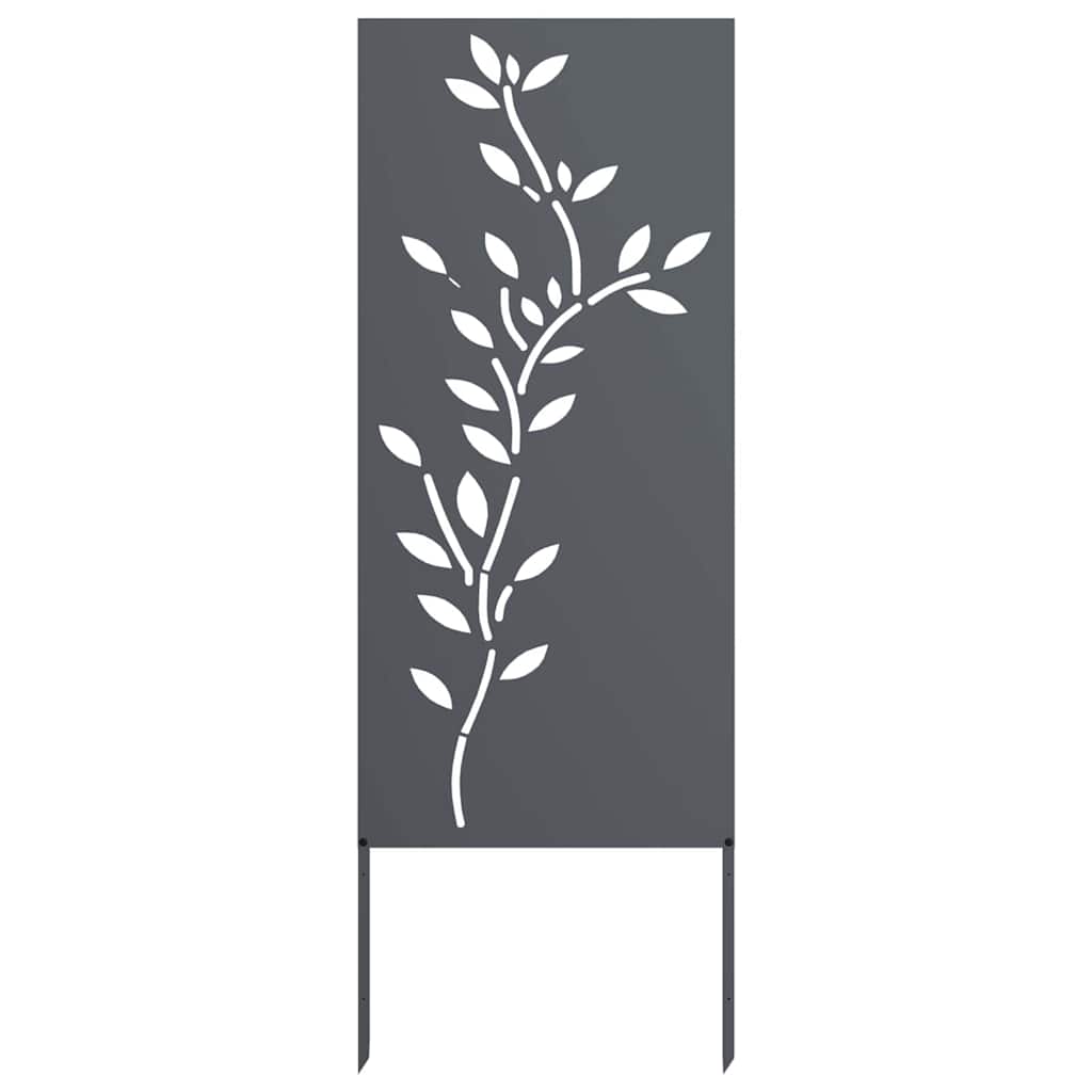 Garden Decorative Panel Anthracite 50 x 140 cm