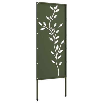 Garden Decorative Panel Olive green 50 x 140 cm