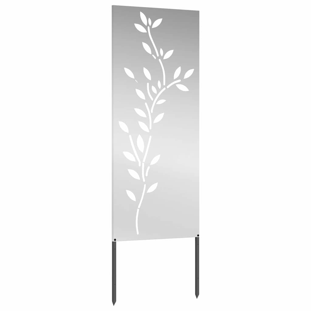 Garden Decorative Panel Silver 50 x 140 cm Galvanised steel