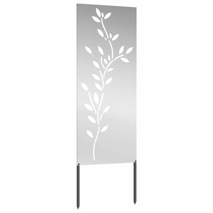 Garden Decorative Panel Silver 50 x 140 cm Galvanised steel