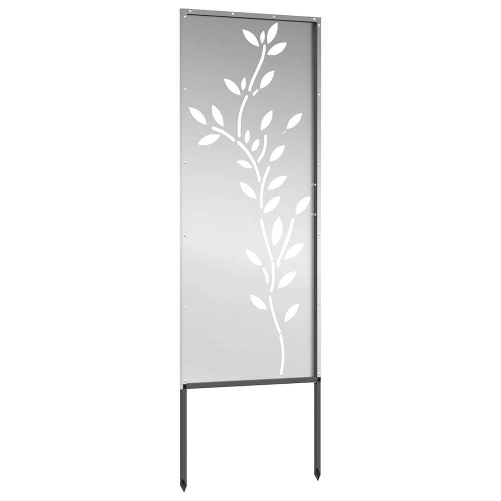 Garden Decorative Panel Silver 50 x 140 cm Galvanised steel