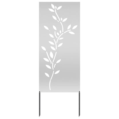 Garden Decorative Panel Silver 50 x 140 cm Galvanised steel