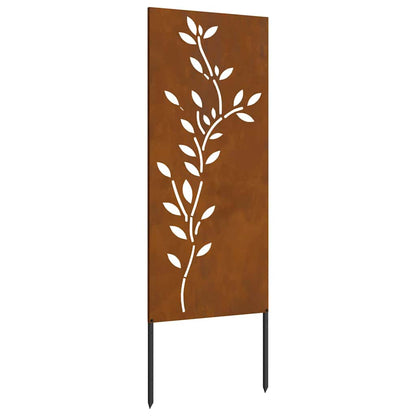 Garden Decorative Panel Rusty 50 x 140 cm Weathering steel