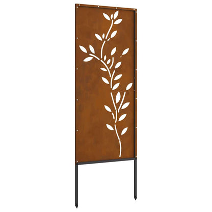Garden Decorative Panel Rusty 50 x 140 cm Weathering steel