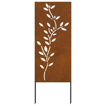 Garden Decorative Panel Rusty 50 x 140 cm Weathering steel