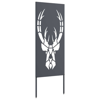 Garden Decorative Panel Anthracite 50 x 140 cm