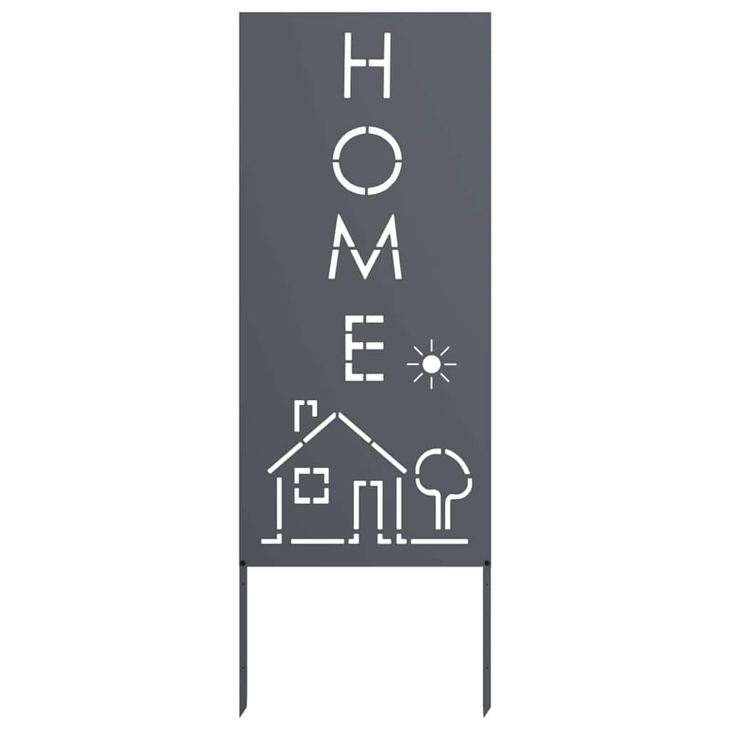 Garden Privacy Screen Anthracite 50 x 140 cm Cold-rolled steel