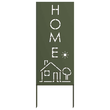 Garden Privacy Screen Olive green 50 x 140 cm Cold-rolled steel