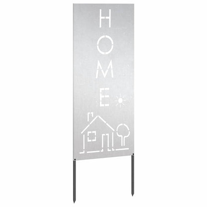 Garden Privacy Screen Silver 50 x 140 cm Stainless steel