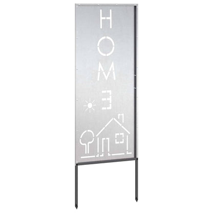 Garden Privacy Screen Silver 50 x 140 cm Stainless steel