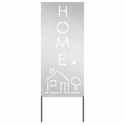 Garden Privacy Screen Silver 50 x 140 cm Stainless steel