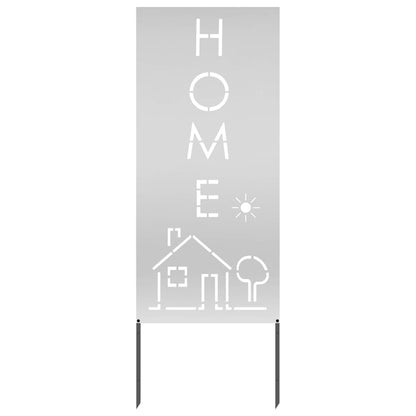 Garden Privacy Screen Silver 50 x 140 cm Galvanised steel