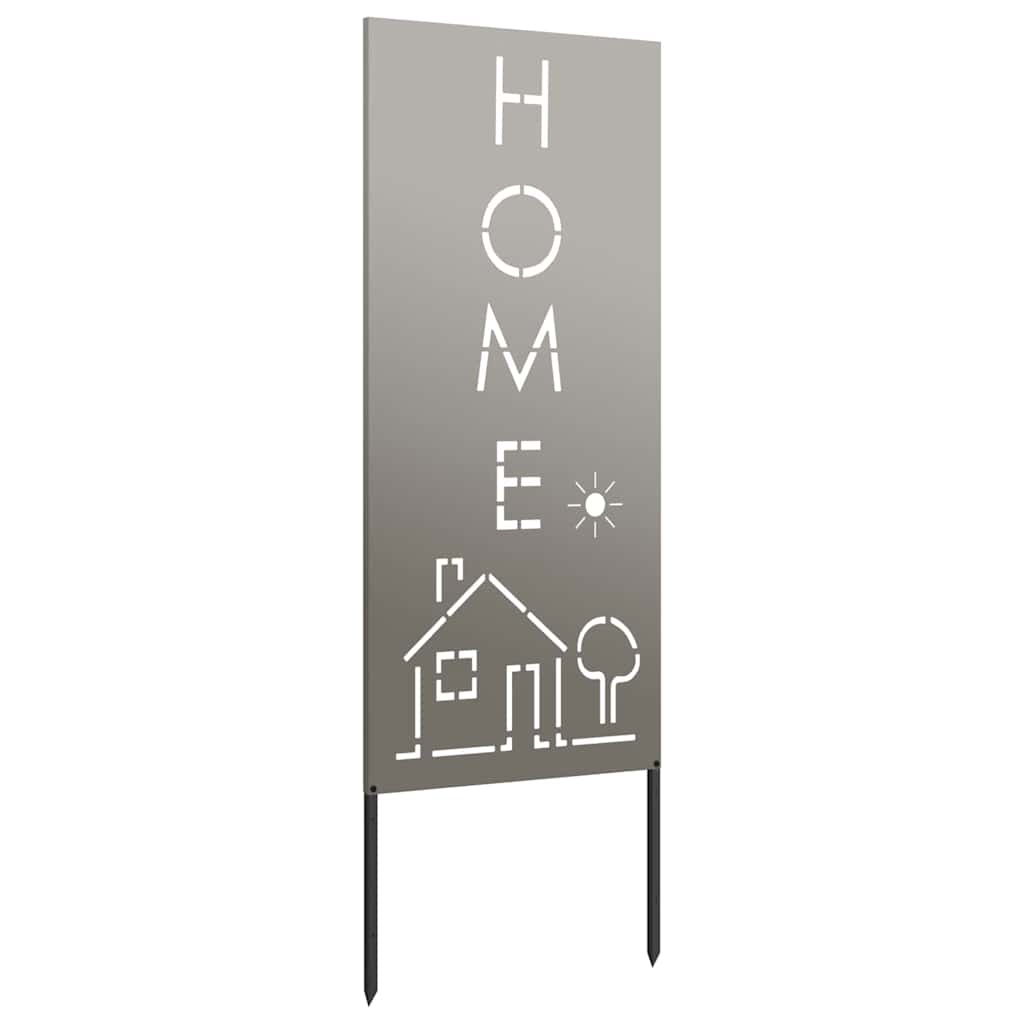 Garden Privacy Screen Rusty 50 x 140 cm Weathering steel