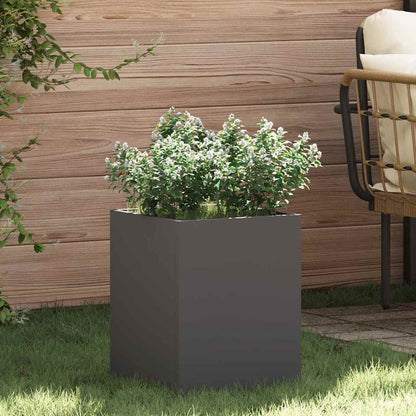 Garden Planter Black 32 x 32 x 40 cm Cold-rolled steel