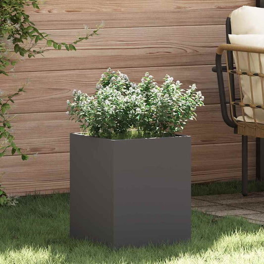Garden Planter Black 32 x 32 x 40 cm Cold-rolled steel