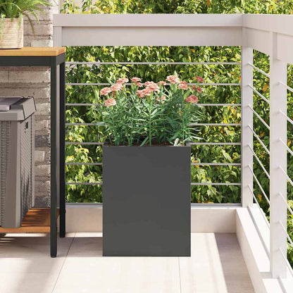 Garden Planter Black 32 x 32 x 40 cm Cold-rolled steel