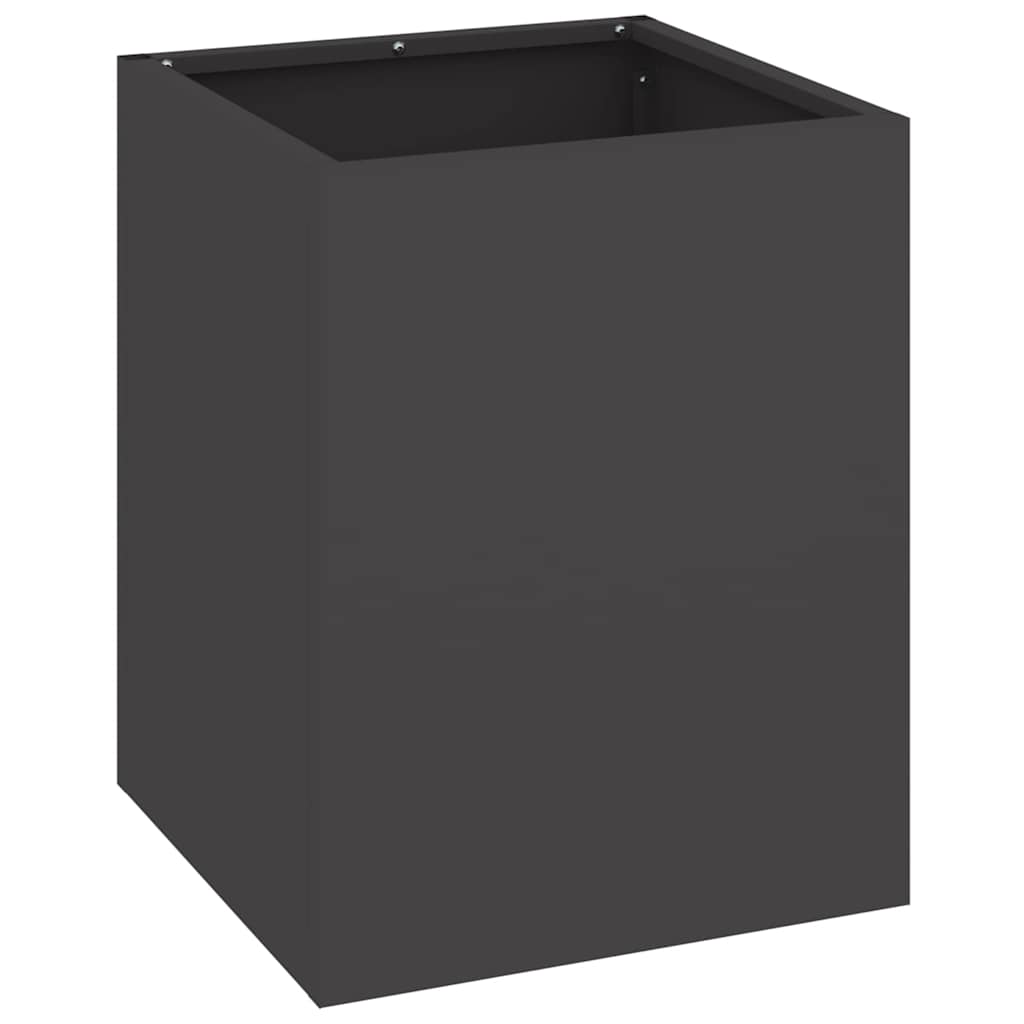 Garden Planter Black 32 x 32 x 40 cm Cold-rolled steel