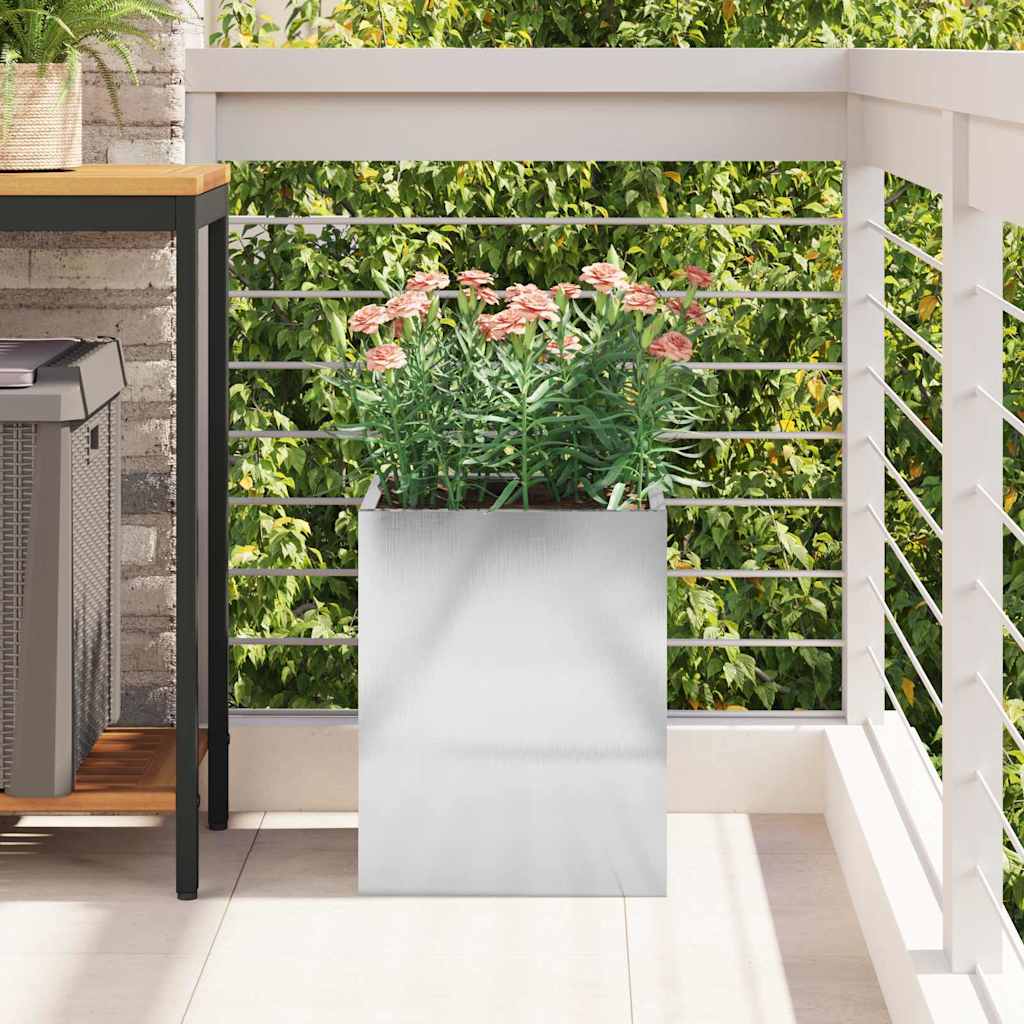 Garden Planter Silver Stainless steel