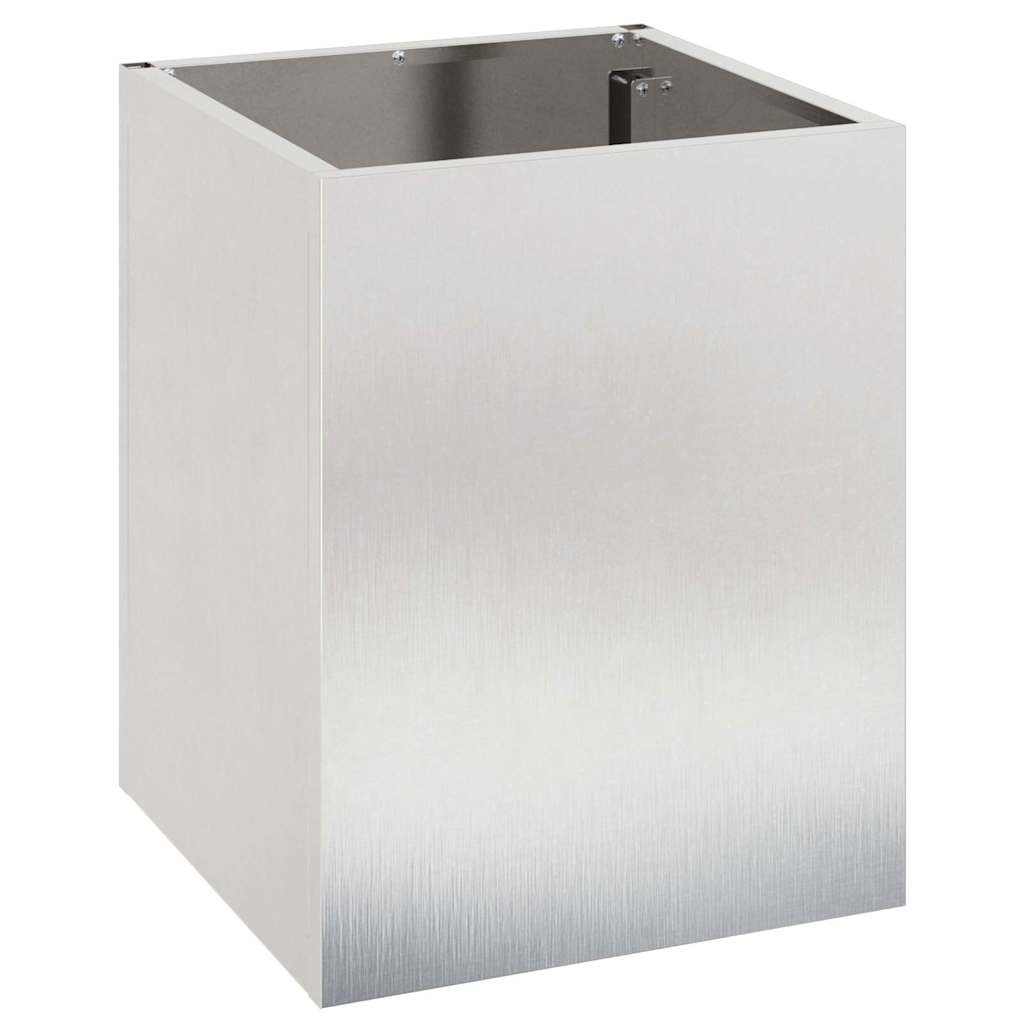Garden Planter Silver Stainless steel