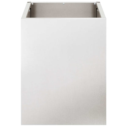 Garden Planter Silver Stainless steel