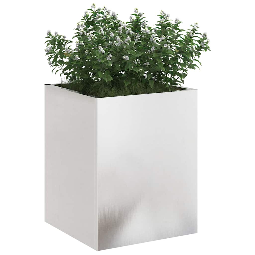 Garden Planter Silver Stainless steel