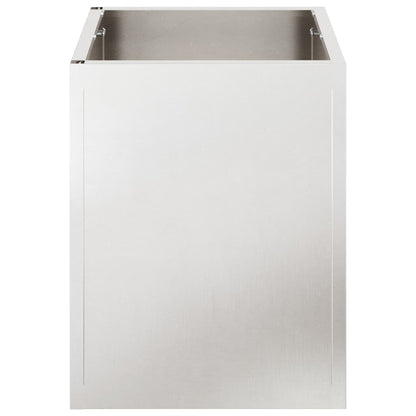 Garden Planter Silver Stainless steel