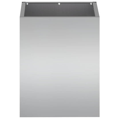 Garden Planter Silver Galvanised steel