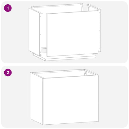 Garden Planter Black 50 x 32 x 40 cm Cold-rolled steel