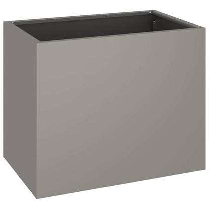 Garden Planter Brown 50 x 32 x 40 cm Weathered steel