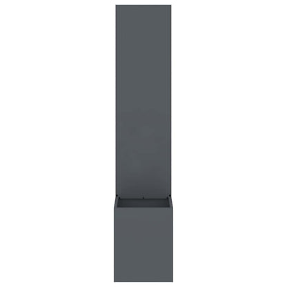 Garden Privacy Screen Anthracite 32 x 140 cm Cold-rolled steel